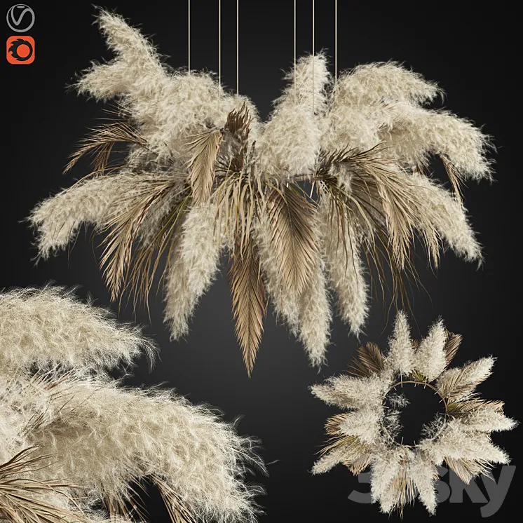 Ceiling pampas 02 3DS Max