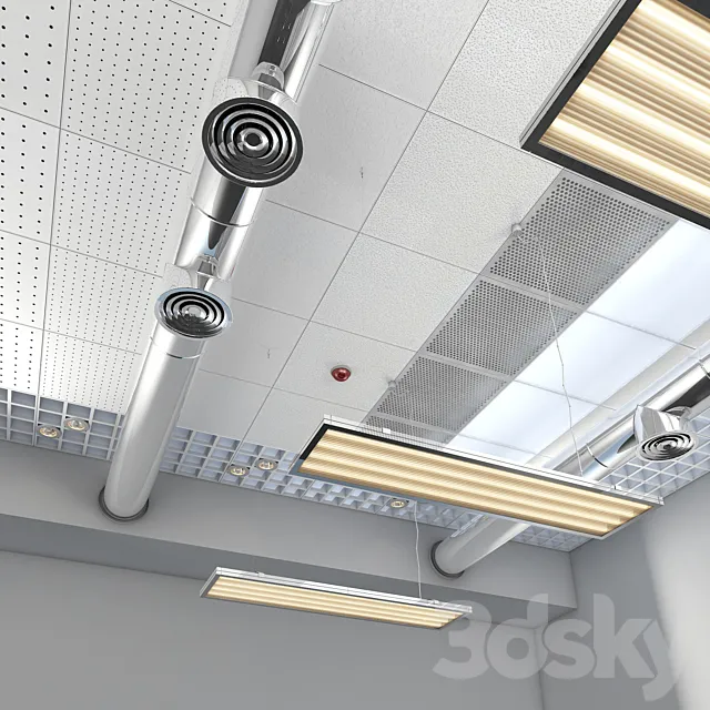 Ceiling Panels 3DS Max Model