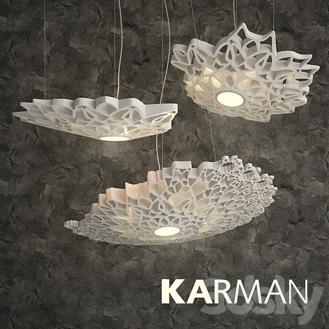 Ceiling pendant Karman NOTREDAME – SE130 1B INT 3DS Max Model