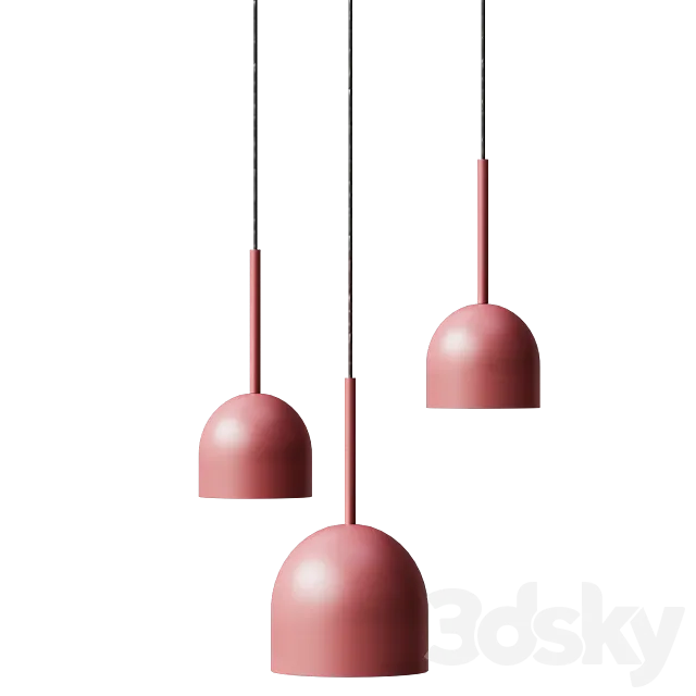 Ceiling pendant lamp Rio Pendant Robin (6 colors) Spain 3ds Max