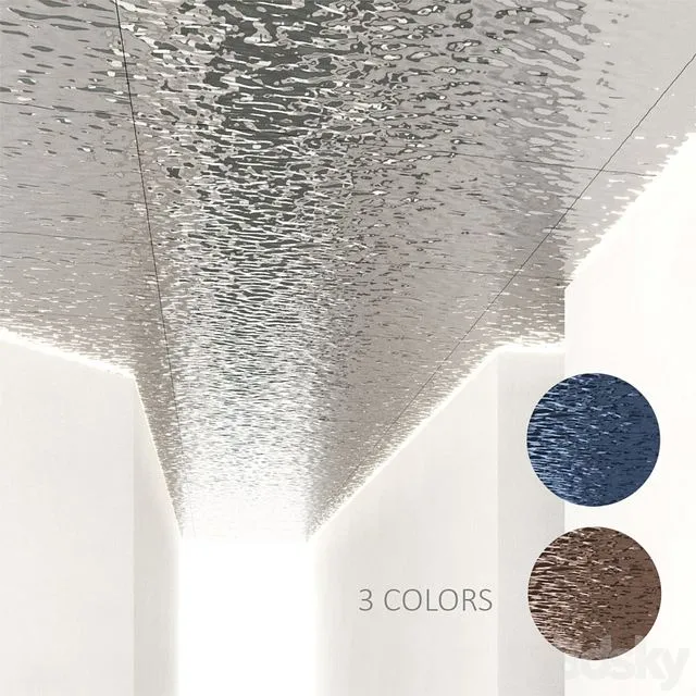 Ceiling with water ripples 3dsMax Model