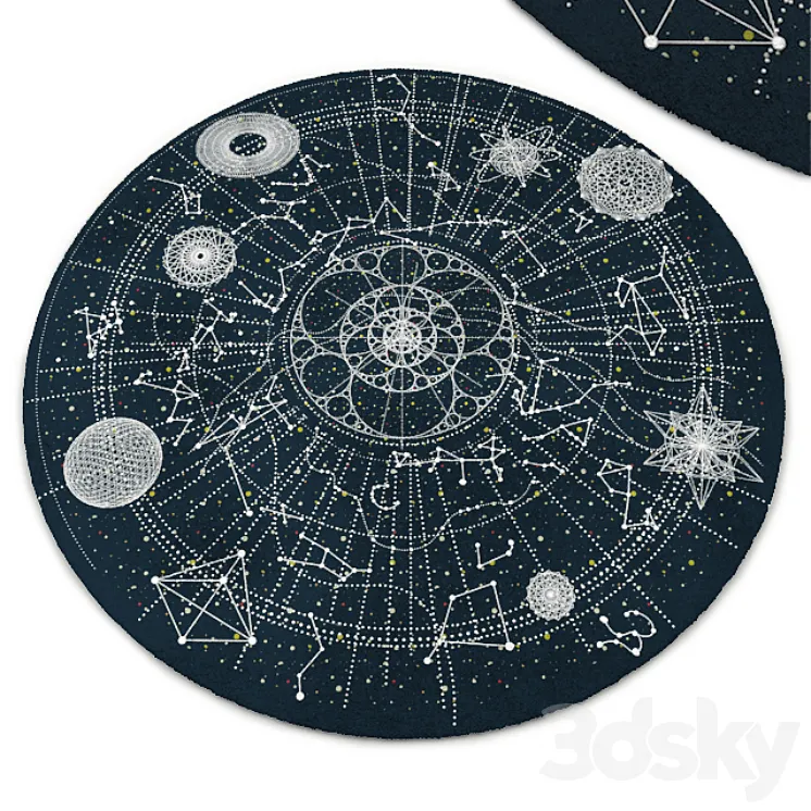 Celestial Rug 3DS Max