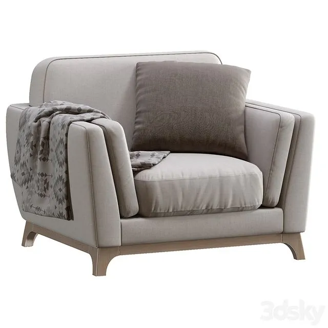 Ceni Volcanic Armchair By Article 3dsMax Model