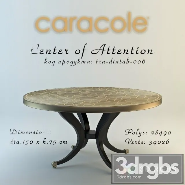 Center Attention Table 3dsmax Download