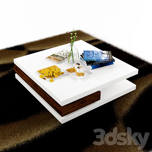 Center table 3DS Max Model