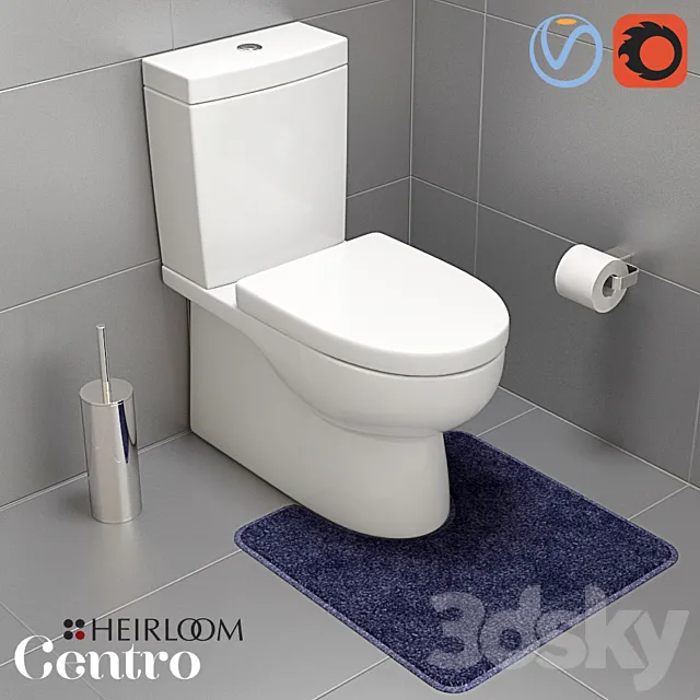 Centro Wall Faced Toilet 3DSMax File