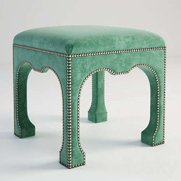 Century Furniture Chow Ottoman 3DS Max