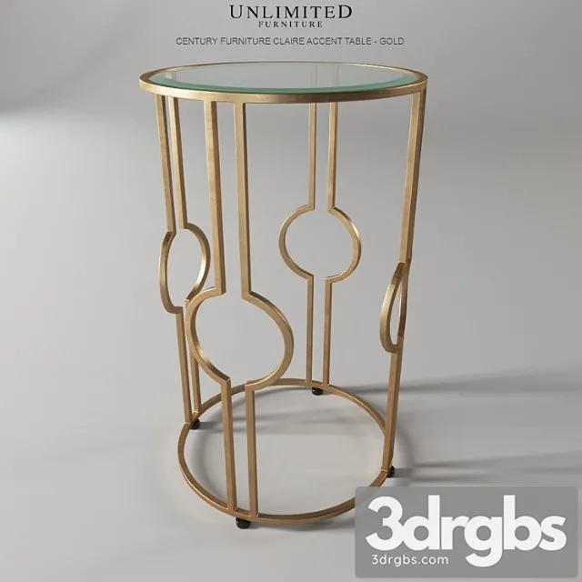 Century furniture claire accent table 2 3dsmax Download