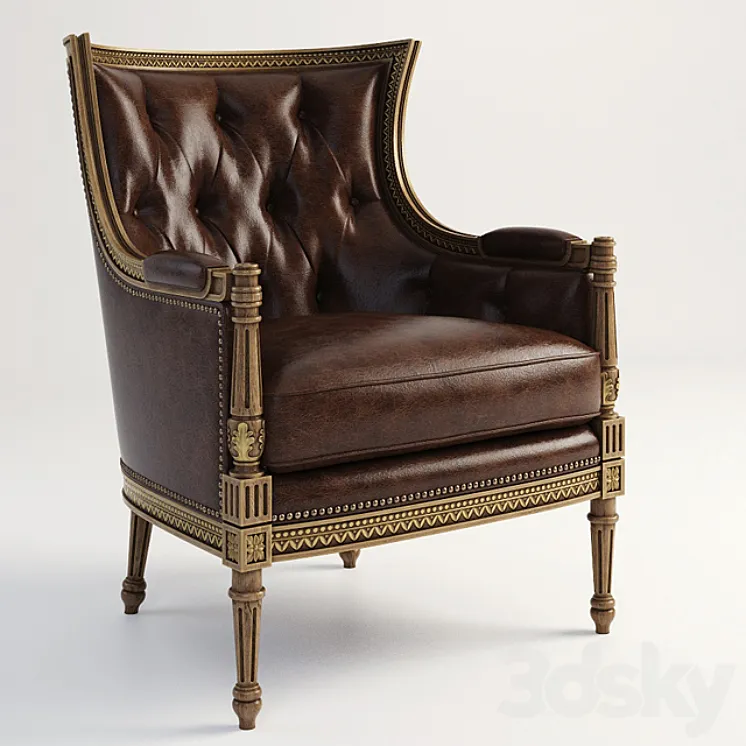 Century Furniture Regal Chair – 3297 3DS Max