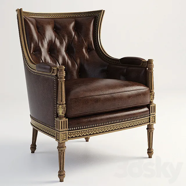Century Furniture Regal Chair – 3297 3DSMax File