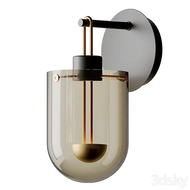 Century LED Wall Sconce By PageOne Lighting 3dsMax Model