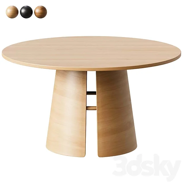 CEP dining table – Teulat 3dsMax Model