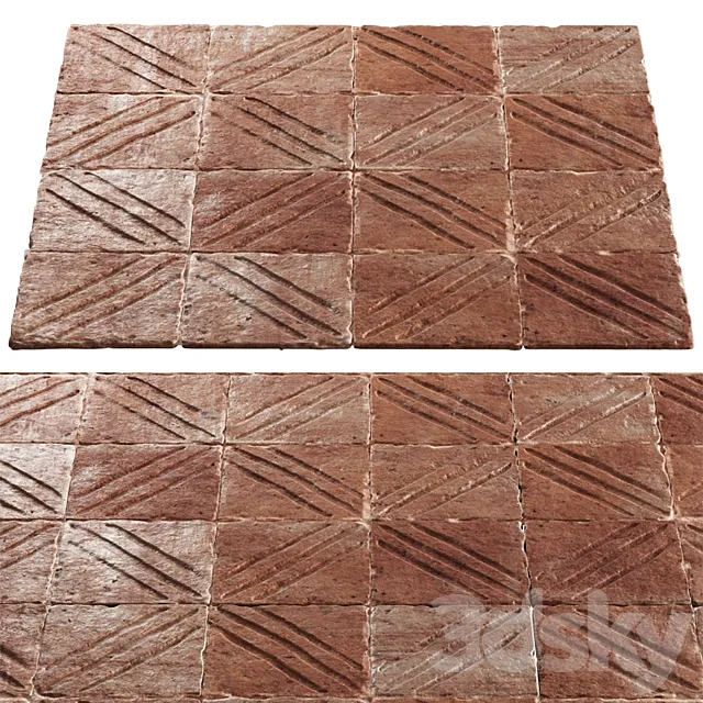 Ceramic floor tiles 3ds Max