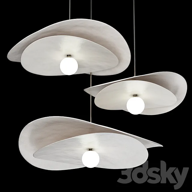 Ceramic Pendant Light 10 3ds Max