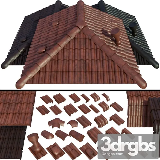Ceramic Roof Tiles 3dsmax Download