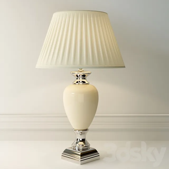 Ceramic table lamp A5199LT-1WH SPHERE 3ds Max