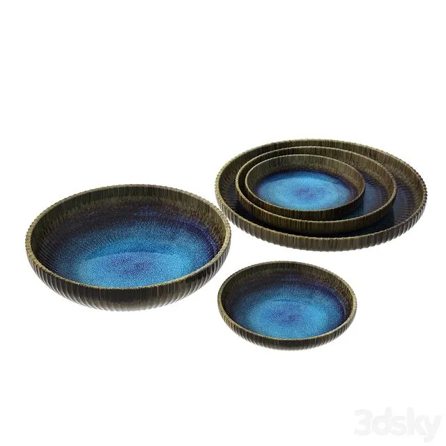 Ceramic tableware 3dsMax Model
