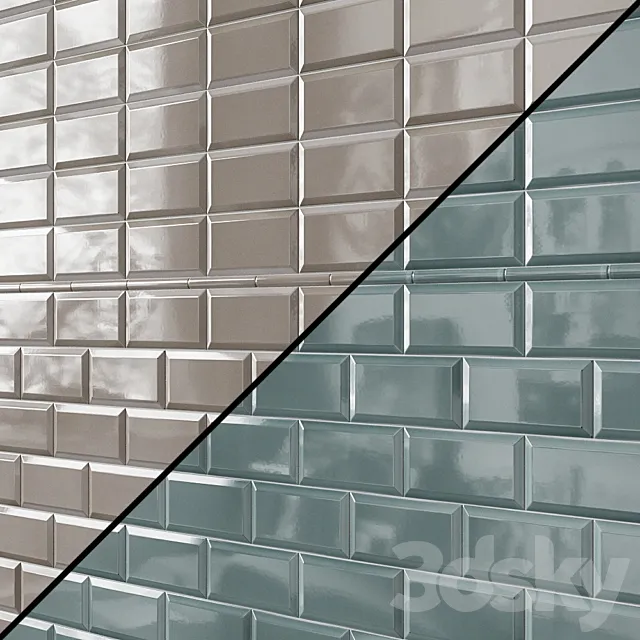 Ceramic tile Adex Neri _ Adex Neri _ Biselado PB 3DS Max Model