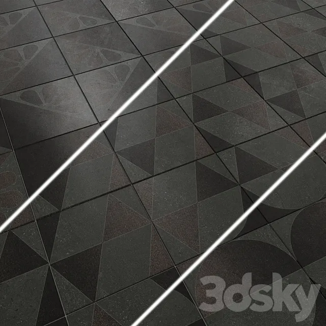 Ceramic Tile Kerama Marazzi MATRIX 20×20 3ds Max
