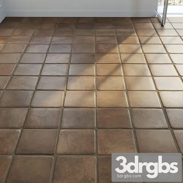 Ceramic tile set 02 – terracotta 3dsmax Download
