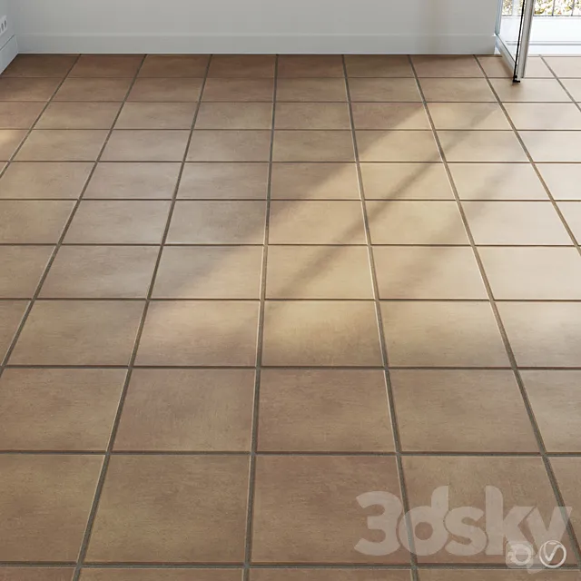 Ceramic tile set 06 – Natural Terracotta 3DSMax File