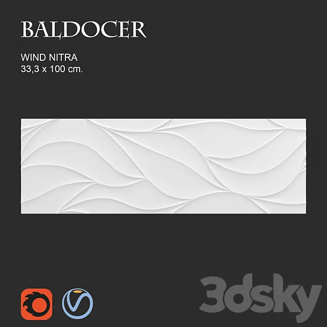 Ceramic Tile Wind Nitra 3ds Max