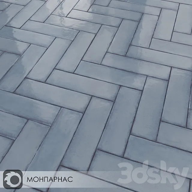 Ceramic Tiles Kerama Marazzi MONPARNACE 3DS Max Model