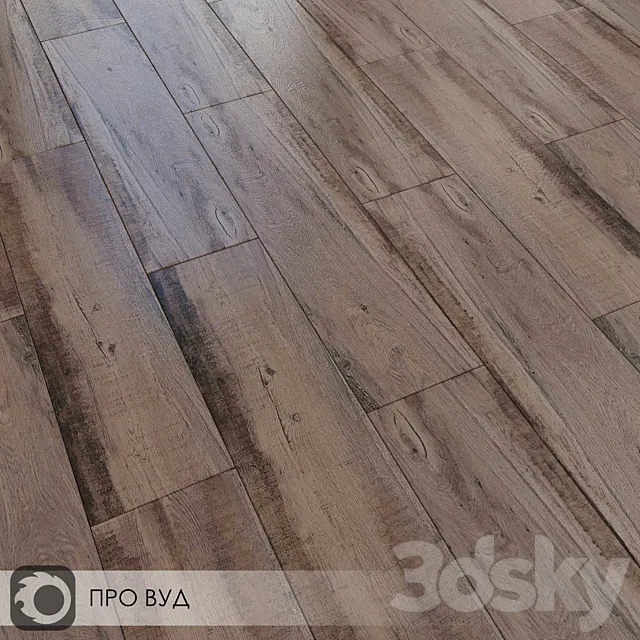 Ceramic Tiles Kerama Marazzi Pro Wood 3DS Max Model