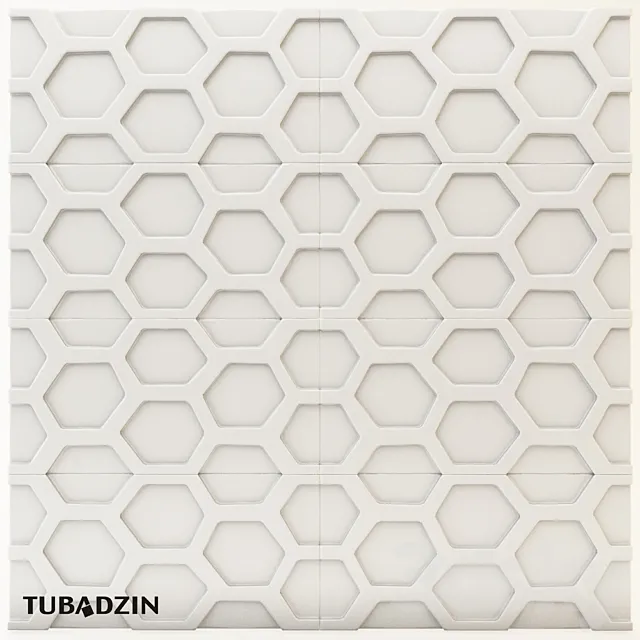 Ceramic tiles Tubadzin All In White 3ds Max