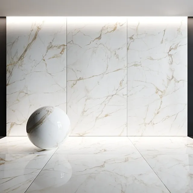 Ceramic Tiles Urbatek Porcelanosa Xlight Calacatta Gold 3ds Max