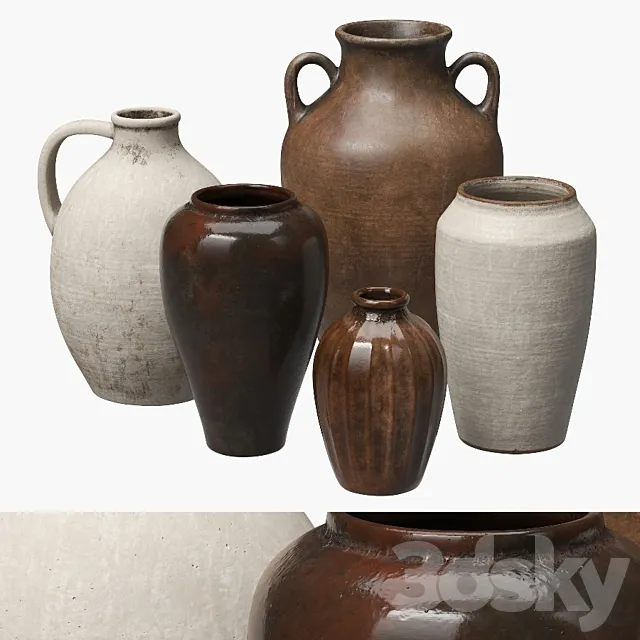 Ceramic vases 3DS Max Model