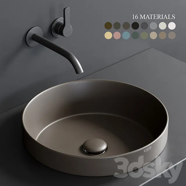 Ceramica Cielo Enjoy 40 Washbasin 3DS Max Model