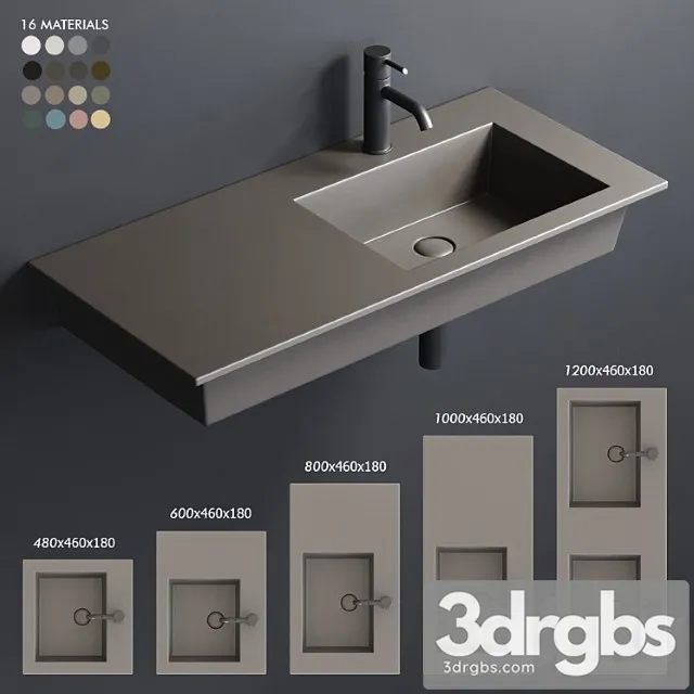 Ceramica Cielo Era Wall Hung Washbasin 3dsmax Download