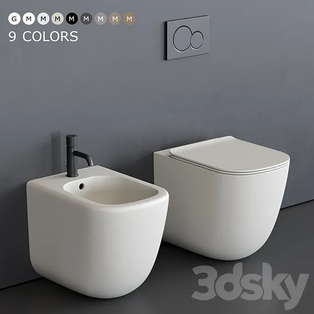 Ceramica Cielo Era WC 3DS Max Model