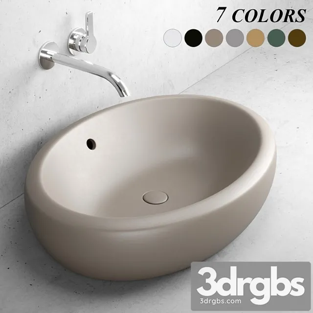 Ceramica Cielo Fluid Washbasin 3dsmax Download
