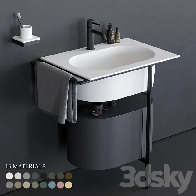 Ceramica Cielo Kyros Washbasin 3DSMax File