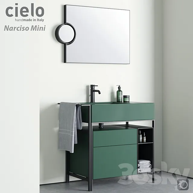 Ceramica Cielo Narciso Mini Washbasin 3DS Max Model