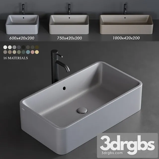 Ceramica Cielo Shui Countertop Washbasin 3dsmax Download