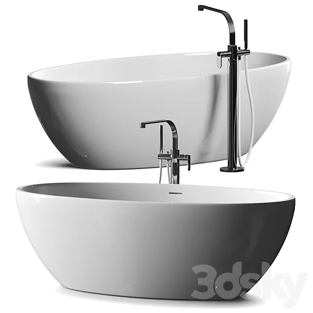 Ceramica Flaminia App Bathtub 3DS Max Model