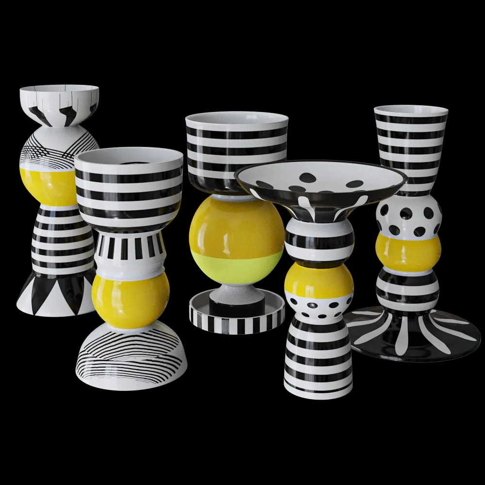 Ceramum – Candlestick “Memphis” 3ds Max