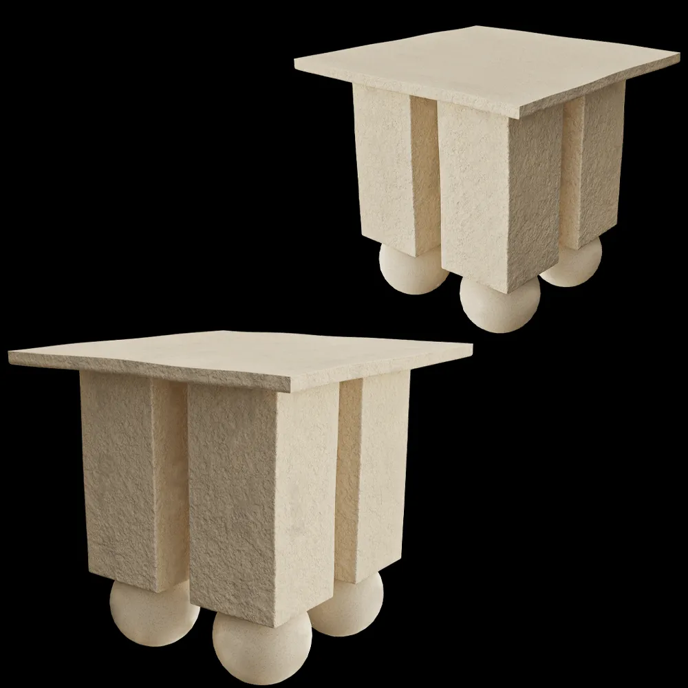 Ceramum – Table 4 legs on balls 3ds Max