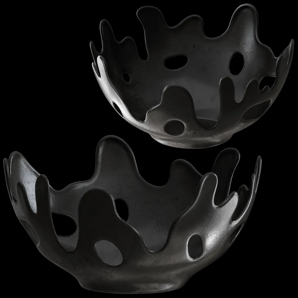 Ceramum – Vase Koral black 3ds Max