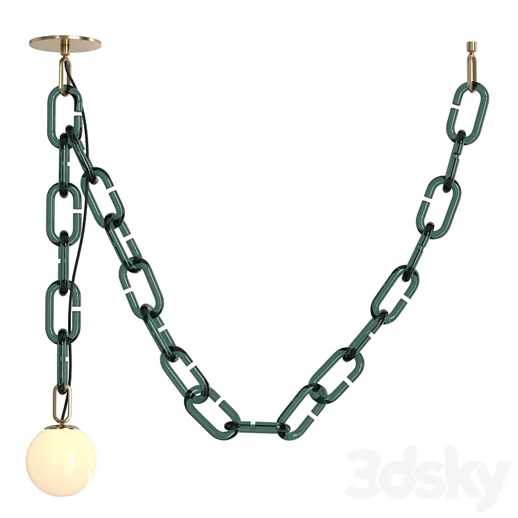 Cerine Swagged Pendant 3DS Max Model