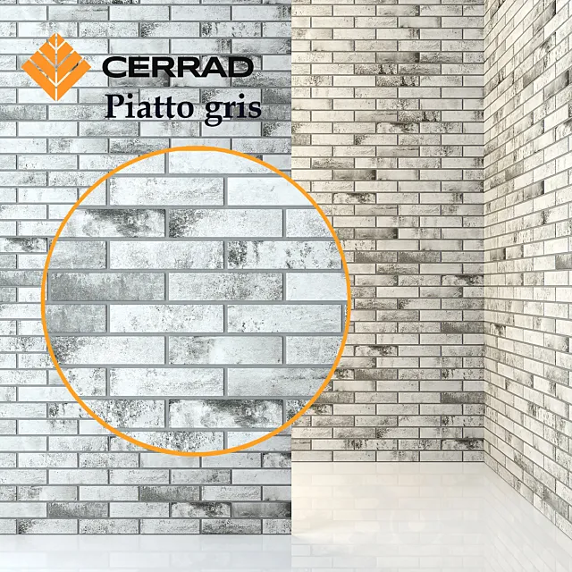 Cerrad Piatto gris tiles 3ds Max