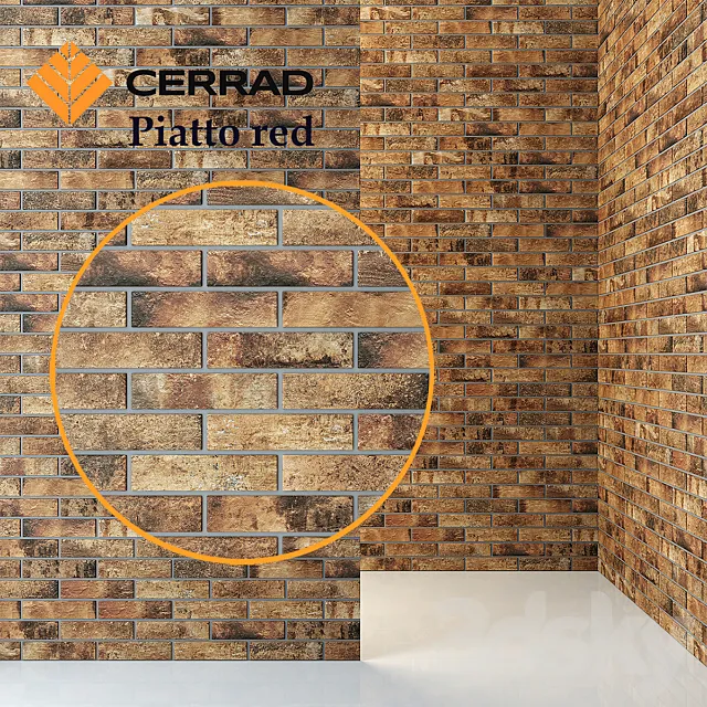 Cerrad Piatto red tiles 3DS Max Model