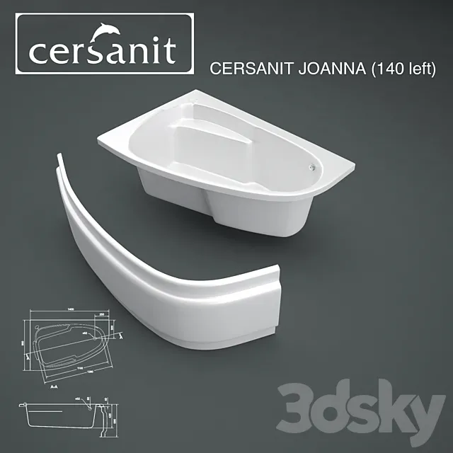 Cersanit Joanna 140 left 3DSMax File