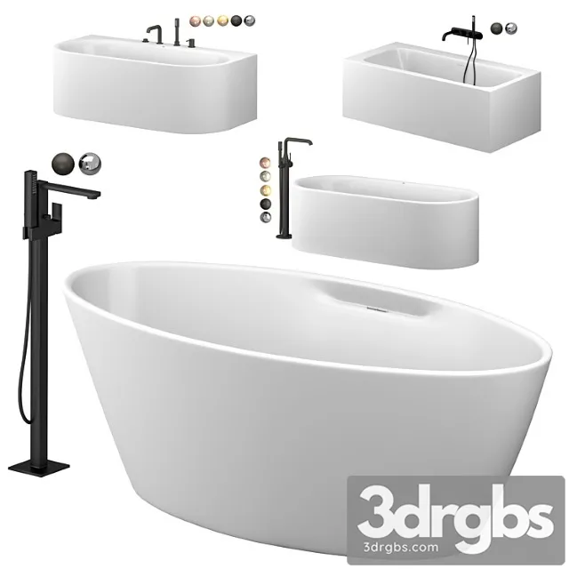 Cezares and Grohe Bath Set 3dsmax Download