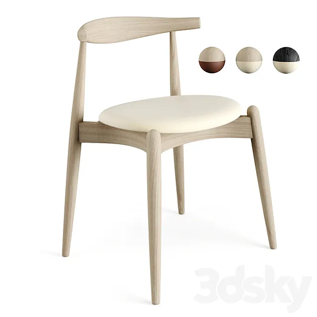 Ch20 Elbow chair by Charl Hansen 3DS Max Model