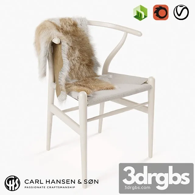 Ch24 wishbone chair 2 3dsmax Download