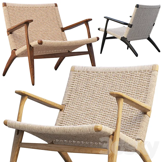 CH25 Lounge Chair (4 colors) 3ds Max